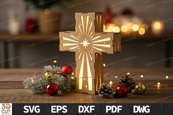 Christian Cross Lantern Laser Cut: A Faithful Embroidery Design for Real Projects