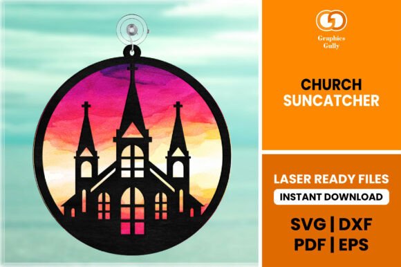 Church Suncatcher SVG Review for Real Embroidery Projects