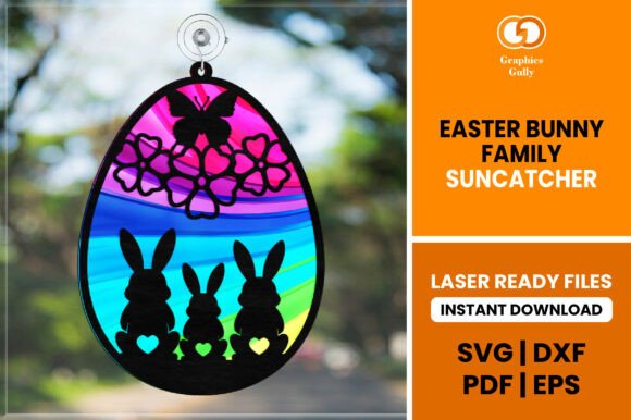 Easter Bunny Egg Suncatcher SVG: A Designer’s Practical Take