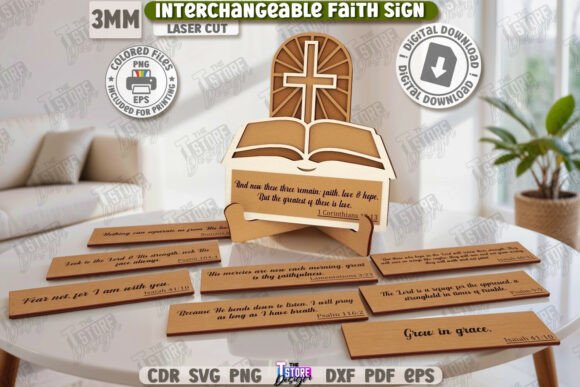 Interchangeable Faith Sign Laser Cut Review for Real Projects