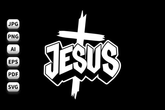 Jesus Typography Design for Print Review