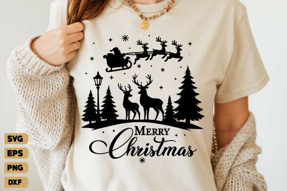 Merry Christmas Deer Png: A Faith-Filled Embroidery Design for Holiday Projects