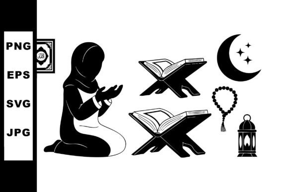 Muslim Woman Praying with Hijab Quran Mo Review