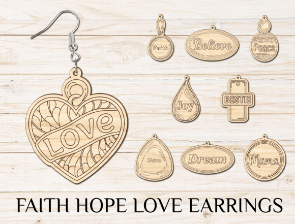 Reviewing the Faith Hope Love Earrings SVG Bundle for Real Projects