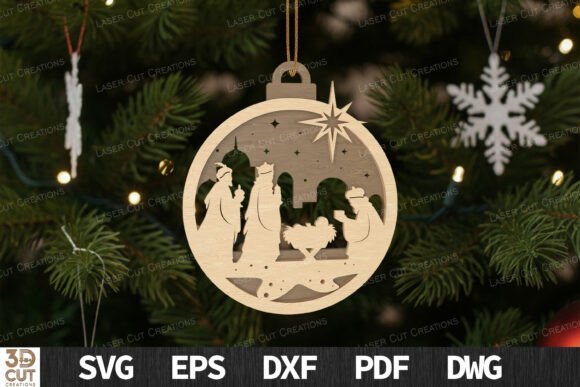 Three Wise Men Nativity Ornament SVG: A Faith-Filled Design for Real Projects